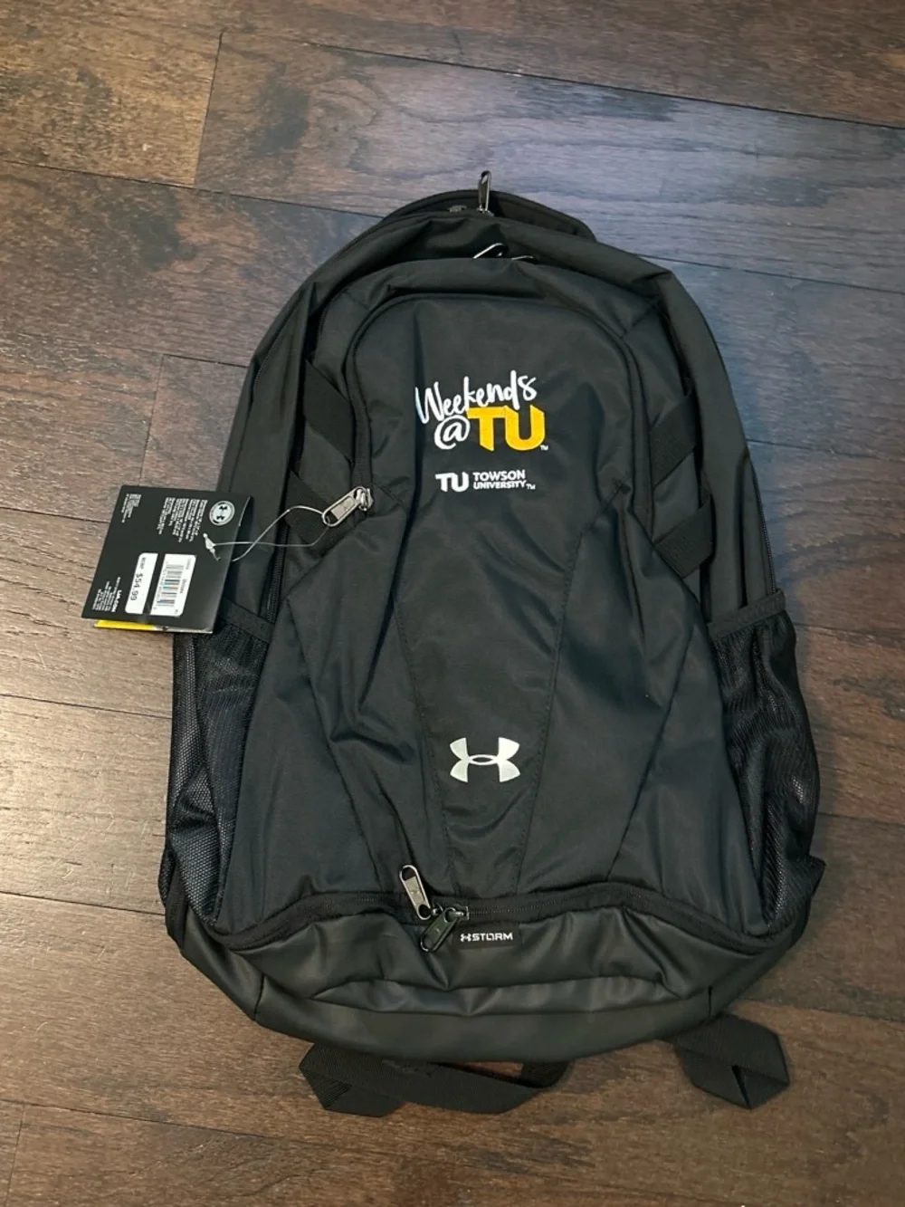 Under Armour Black Backpack with Logo Tag